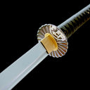Authentic Katana Sword – Handmade T10 Carbon Steel Blade – Red – Full Tang – Battle Ready