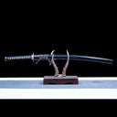 Real Katana Sword – High Performance T10 Carbon Steel Blade – Black – Full Tang