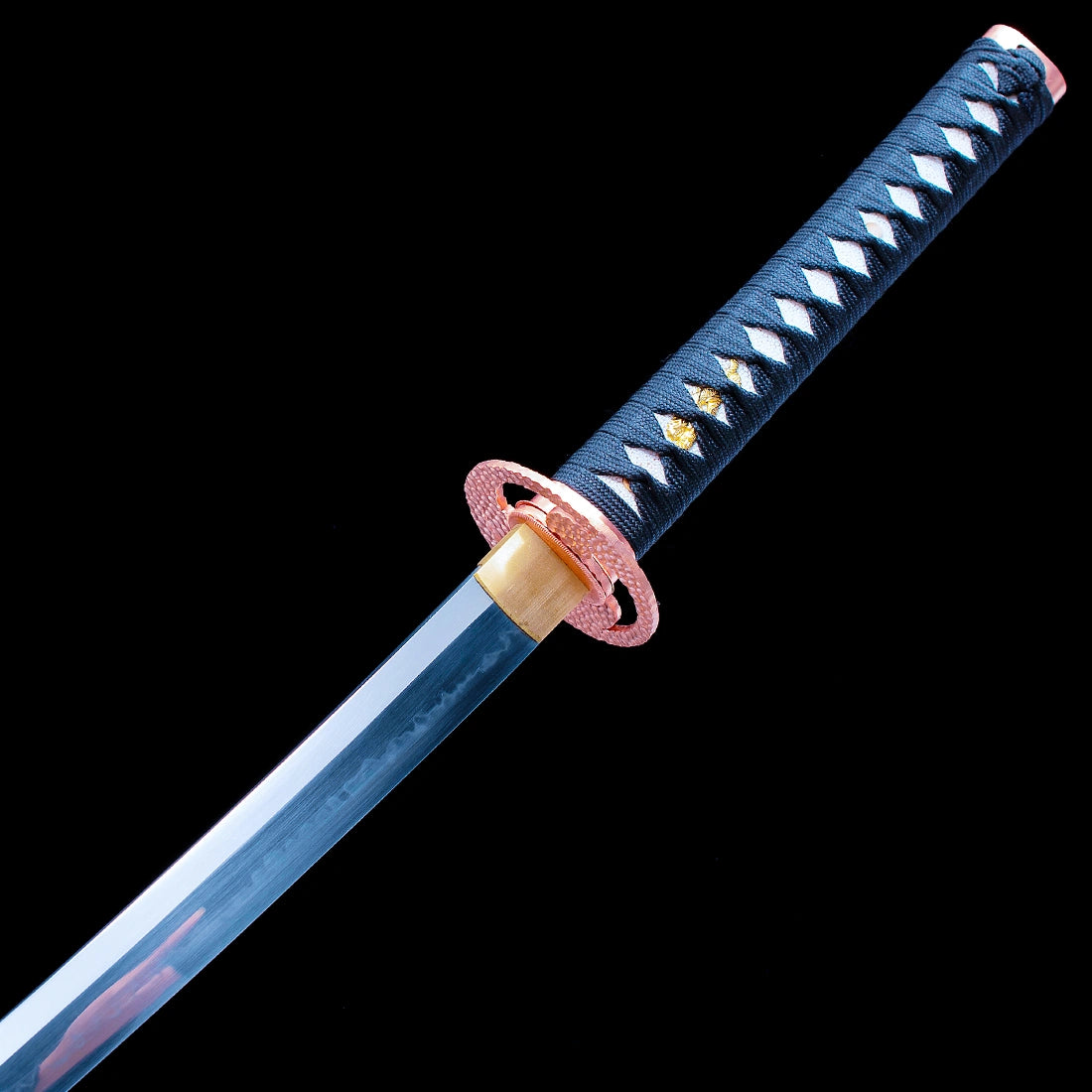 Real Katana Sword – High Performance T10 Carbon Steel Blade – Black – Full Tang