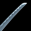 Authentic Katana – Handmade 1060 Carbon Steel Blade – Full Tang – Black Scabbard – Collector’s Edition