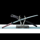 Authentic Katana – High performance Japanese Katana Sword – Titanium-Coated Carbon Steel Blade – Rustproof