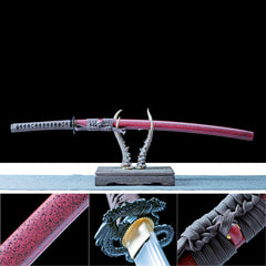 Scarlet Ignition Katana (Matte-Finish Scabbard)