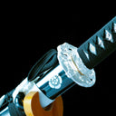 Real Samurai Sword – Handmade 1060 Steel Black Blade – Black Scabbard – Full Tang