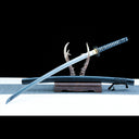 Real Japanese Katana – Handmade 1065 Carbon Steel Blade – Black – Full Tang