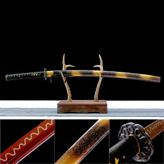 Golden Panther Katana (Red Blade)
