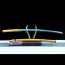Real Katana Sword – Handmade T10 High Carbon Steel Blade – Gold – Full Tang
