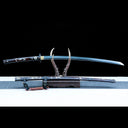 Authentic Japanese Tachi Sword – Full Copper Scabbard – Handmade T10 High Carbon Steel Blade – Full Tang – Battle Ready