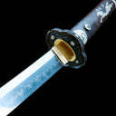 Authentic Japanese Tachi Sword – Full Copper Scabbard – Handmade T10 High Carbon Steel Blade – Full Tang – Battle Ready