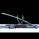 Authentic Japanese Tachi Sword – Full Copper Scabbard – Handmade T10 High Carbon Steel Blade – Full Tang – Battle Ready