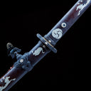 Authentic Japanese Tachi Sword – Full Copper Scabbard – Handmade T10 High Carbon Steel Blade – Full Tang – Battle Ready