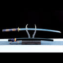 Real Katana Sword – Handmade T10 Carbon Steel Blade – Black – Full Tang