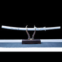 Authentic Katana – Handmade T10 Carbon Steel Blade – White – Full Tang