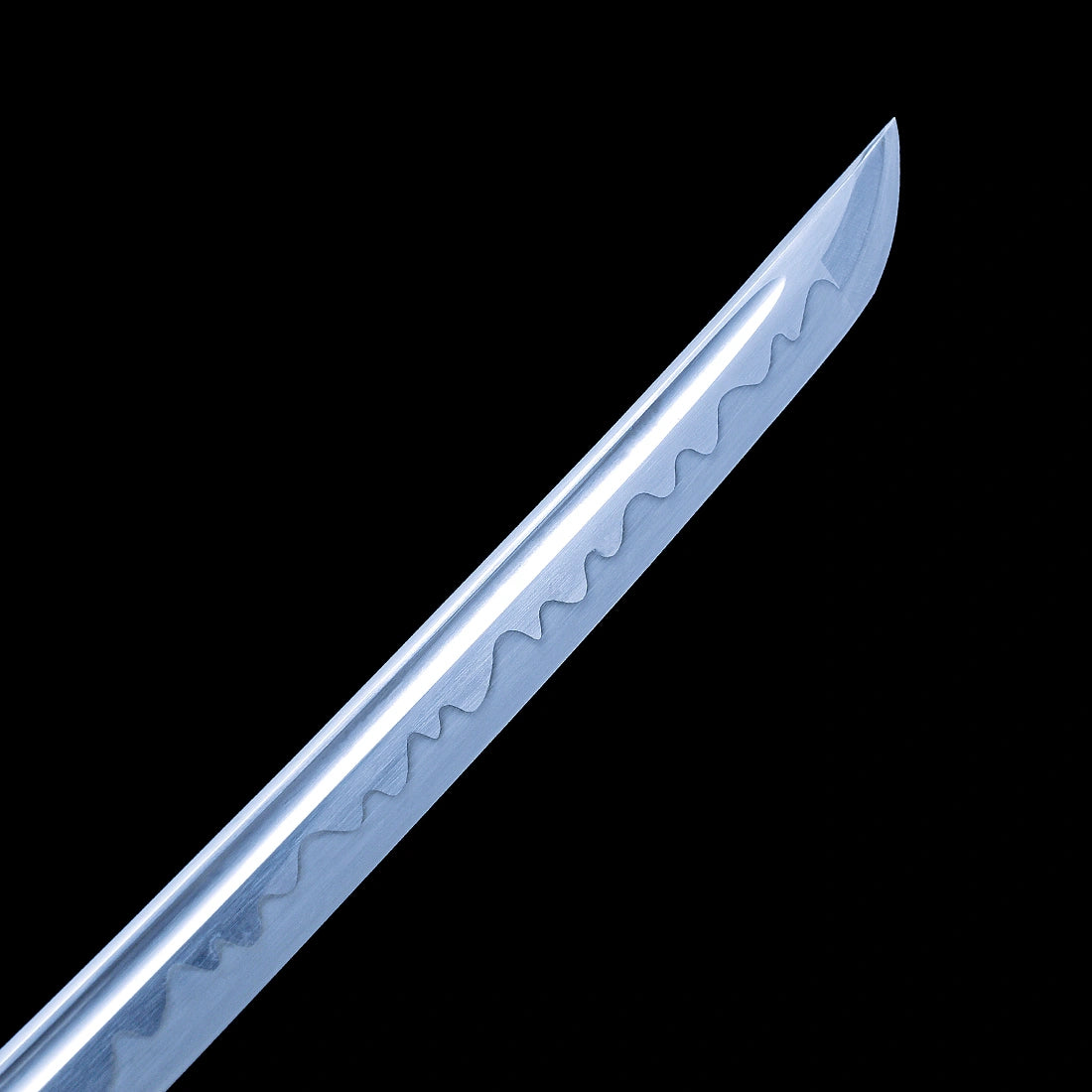 Authentic Katana – Handmade T10 Carbon Steel Blade – White – Full Tang