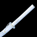Authentic Katana – Handmade T10 Carbon Steel Blade – White – Full Tang