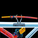 Real Katana – T10 Carbon Steel Blade – Full Tang – Orange Scabbard – Battle Ready