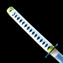 White cotton-wrapped tsuka and fittings on the Kiku Ichimonji Norimune katana