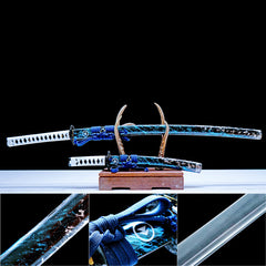 Ghost of Tsushima Jin Sakai Katana & Tanto Daisho Set – 1:1 Hand-Forged T10 Steel Real Sword
