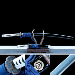 Ghost of Tsushima Jin Sakai Katana and Tanto Set – 1:1 Hand-Forged T10 Steel Daisho