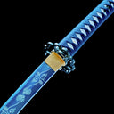 Handmade Samurai Sword – Blue T10 Carbon Steel Blade – Full Tang – High Performance
