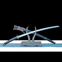 Handmade True Katana Sword – High Performance T10 Carbon Steel Blade – Black Scabbard – Full Tang