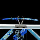 High Performance Katana Sword – Handmade T10 Carbon Steel Blade – Full Tang – Blue