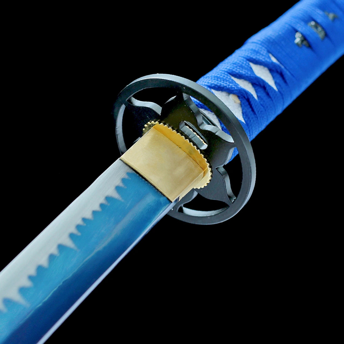 High Performance Katana Sword – Handmade T10 Carbon Steel Blade – Full Tang – Blue