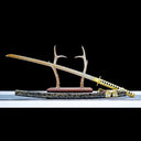 High Performance Real Katana Sword – Handmade Gold 1065 Carbon Steel Blade – Full Tang