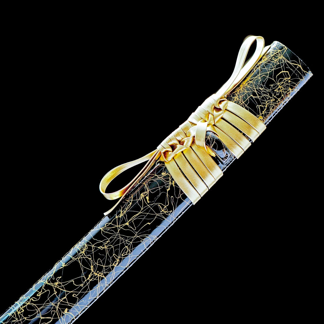 High Performance Real Katana Sword – Handmade Gold 1065 Carbon Steel Blade – Full Tang