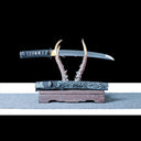 Japanese Tanto Sword – Hand forged 1065 Carbon Steel Blade – Full Tang – Battle Ready