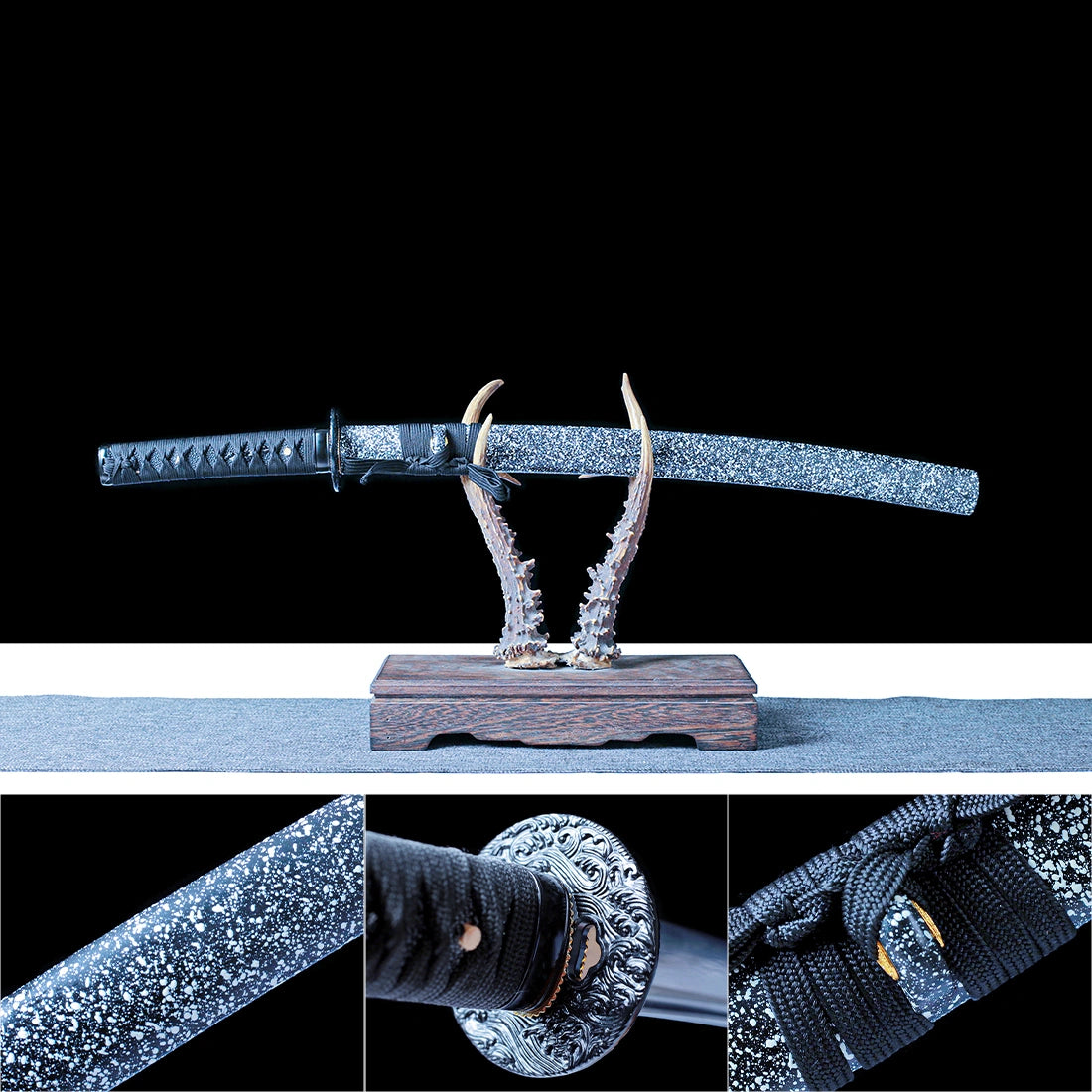 Japanese Wakizashi Sword – Handmade 1065 Carbon Steel Blade – High Performance – Full Tang – Battle Ready