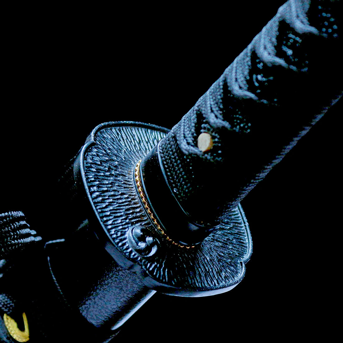 Japanese Wakizashi Sword – Handmade T10 Carbon Steel Blade – Full Tang – Black – Premium Quality