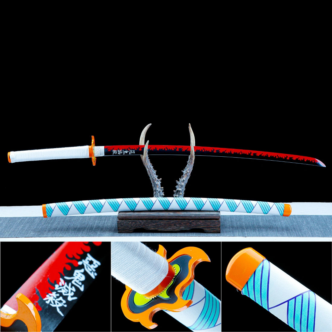 Kyojuro Rengoku's Sword – Demon Slayer Sword – Kimetsu No Yaiba Sword – Nichirin Sword