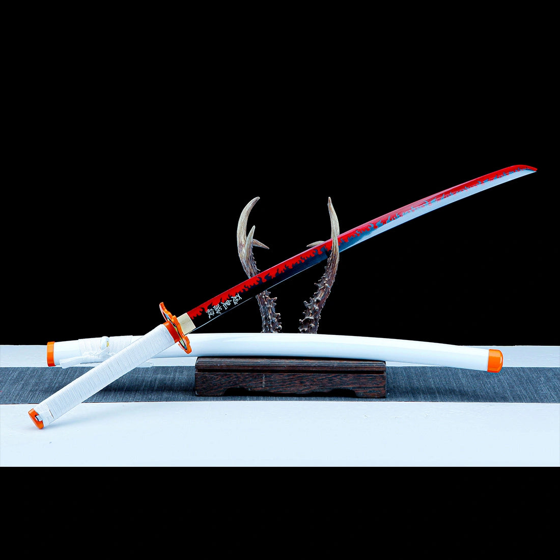 Kyojuro Rengoku's Sword – Demon Slayer Sword – Kimetsu No Yaiba Sword – Nichirin Sword – White