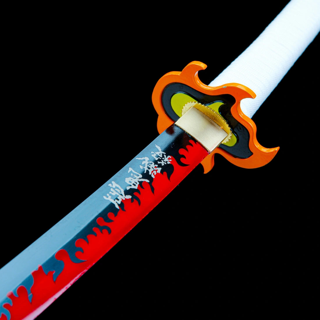 Kyojuro Rengoku's Sword – Demon Slayer Sword – Kimetsu No Yaiba Sword – Nichirin Sword – White