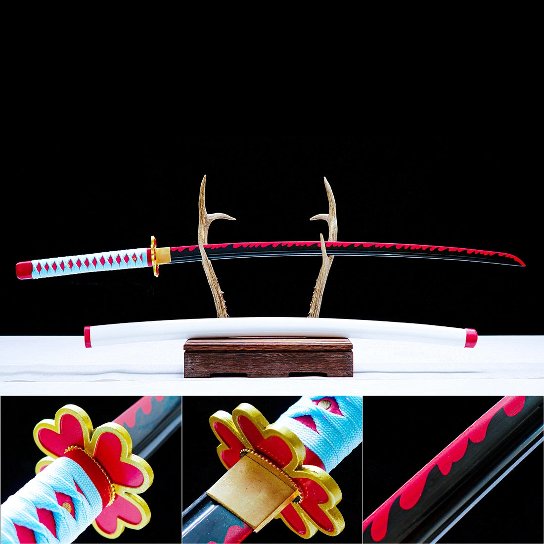 Mitsuri Kanroji's Sword – Nichirin Whip Katana – Demon Slayer Sword – Kimetsu No Yaiba Sword – Nichirin Sword