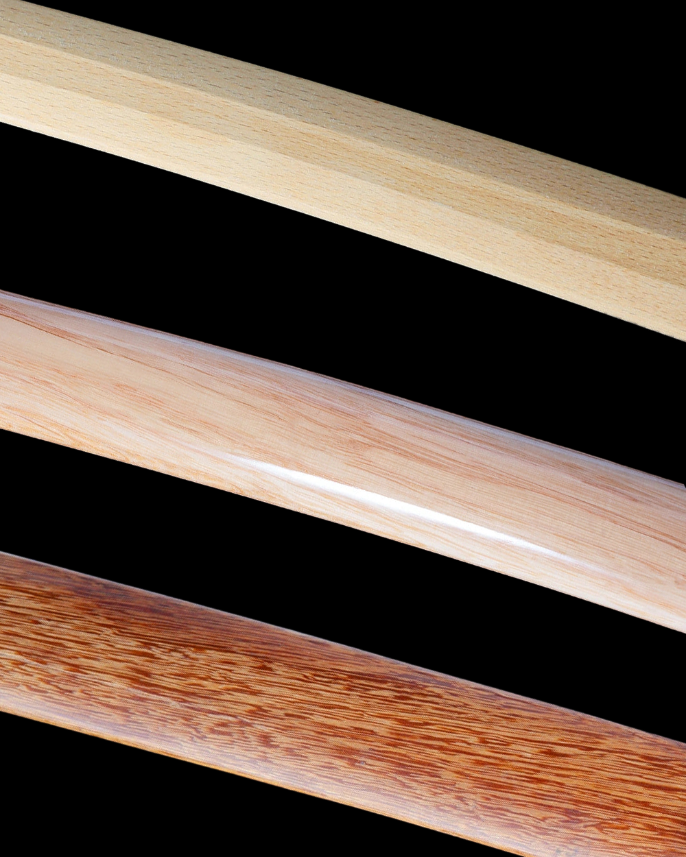 Natural Wood Grain katana Collection