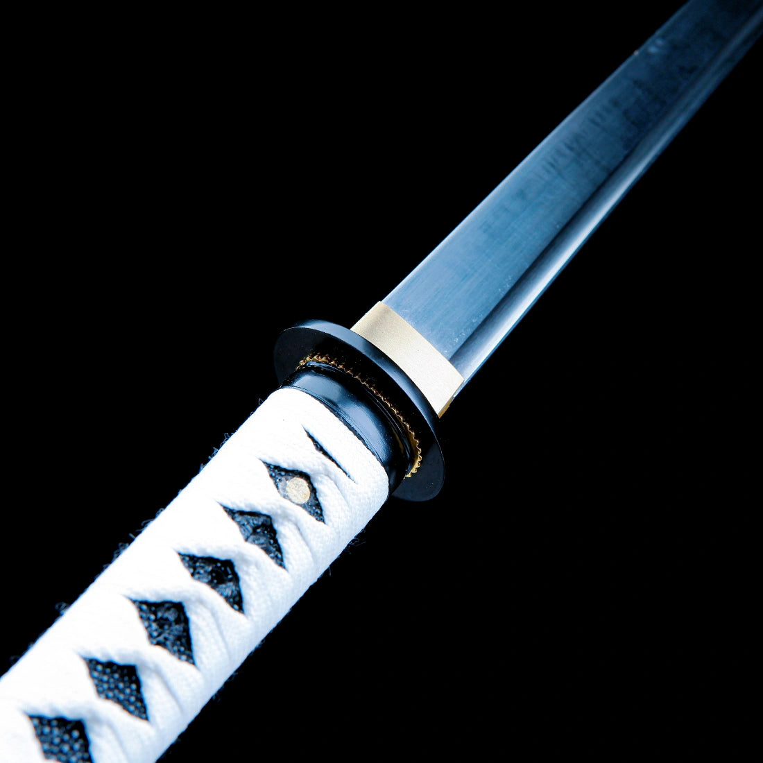 Ninja Sword – Handmade Japanese Ninjato Sword – T10 Carbon Steel Blade – White – High Performance