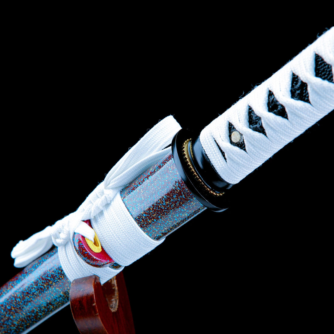 Ninja Sword – Handmade Japanese Ninjato Sword – T10 Carbon Steel Blade – White – High Performance