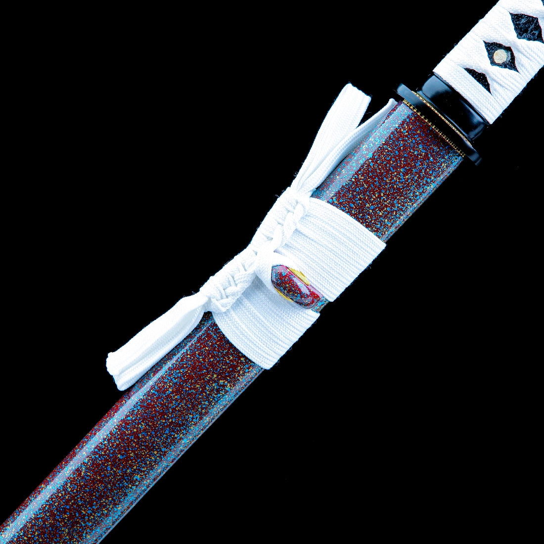 Ninja Sword – Handmade Japanese Ninjato Sword – T10 Carbon Steel Blade – White – High Performance