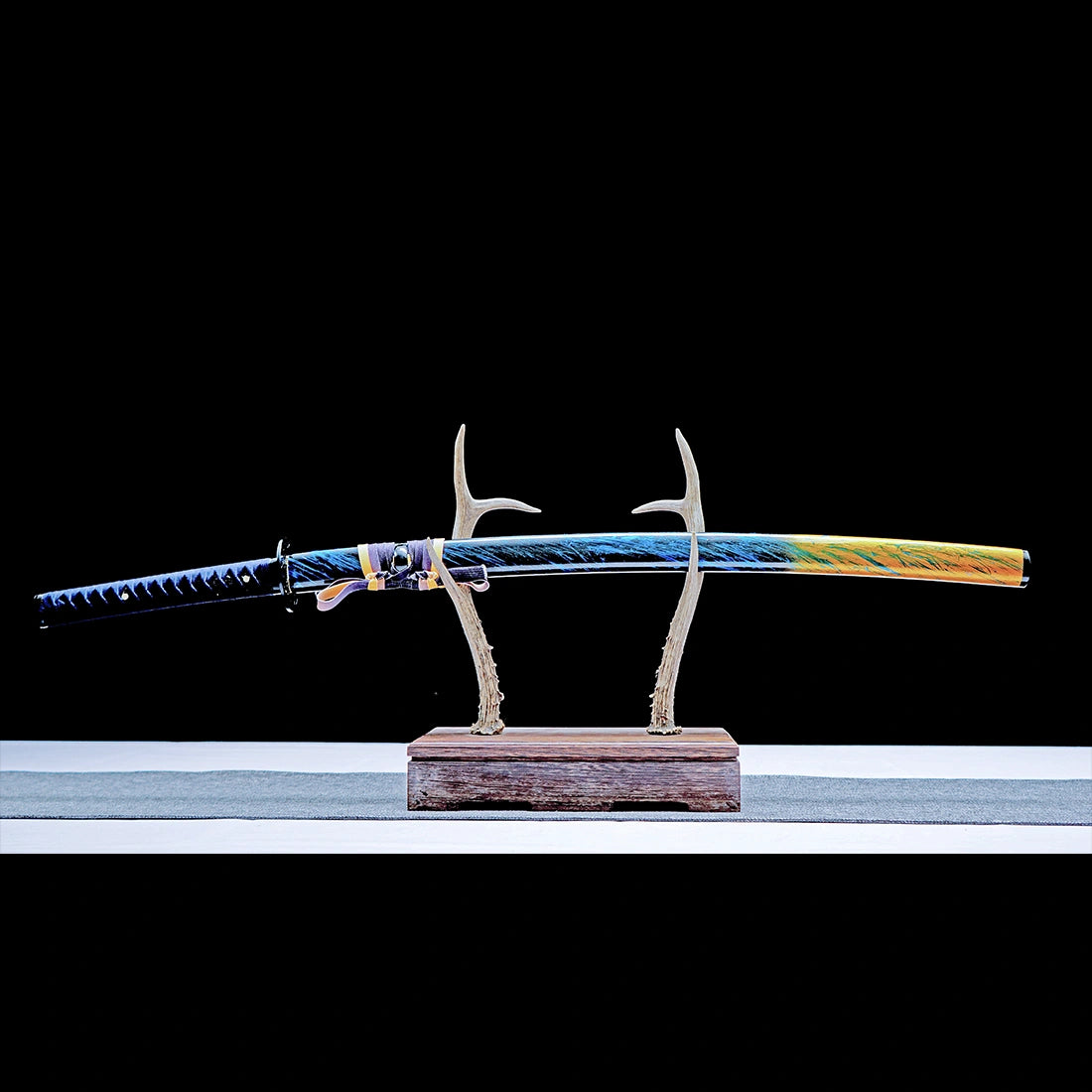 Real Handmade Katana Sword – Blue 1065 Carbon Steel Blade – Full Tang – Premium Quality
