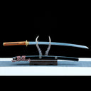 Real Japanese Katana Sword – T10 Carbon Steel Blade – Full Tang – Black – High Performance