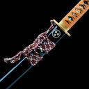 Real Japanese Katana Sword – T10 Carbon Steel Blade – Full Tang – Black – High Performance