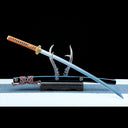 Real Japanese Katana Sword – T10 Carbon Steel Blade – Full Tang – Black – High Performance