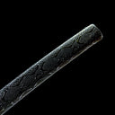 Real Japanese Katana Sword – Handmade 1065 Steel Blade – Black – Back Strap – Premium Quality