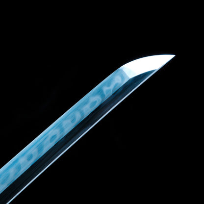 Real Japanese Katana Sword – Handmade T10 Carbon Steel Blade – Black – Full Tang – Premium Quality