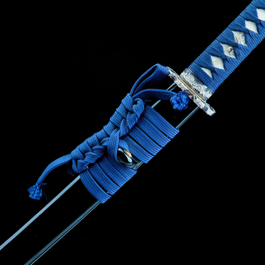Real Japanese Katana Sword – Handmade T10 Carbon Steel Blade – Black – Full Tang – Premium Quality