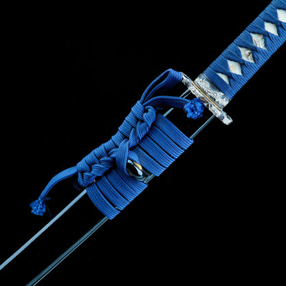 Real Japanese Katana Sword – Handmade T10 Carbon Steel Blade – Black – Full Tang – Premium Quality