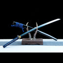 Real Japanese Katana Sword – Handmade T10 Carbon Steel Blade – Black – Full Tang – Premium Quality
