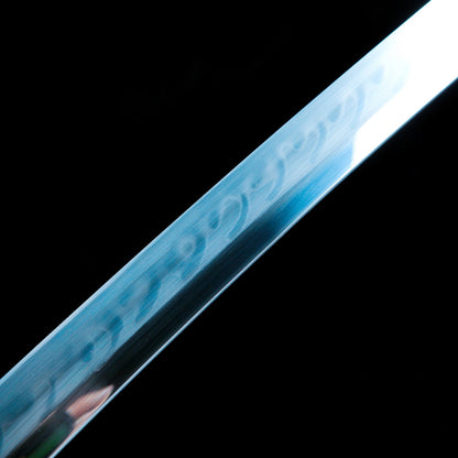 Real Japanese Katana Sword – Handmade T10 Carbon Steel Blade – Black – Full Tang – Premium Quality