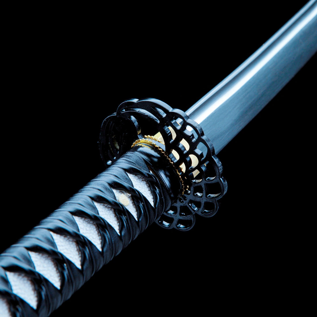 Real Japanese Katana Sword – High Performance T10 Carbon Steel Blade – Black – Full Tang – Premium Quality